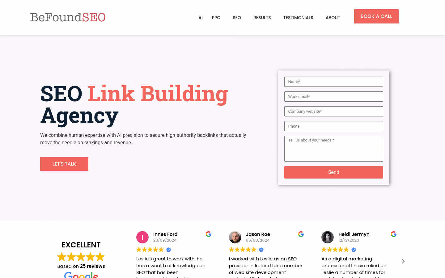 BeFound SEO — Local Link Building Agency in Dublin