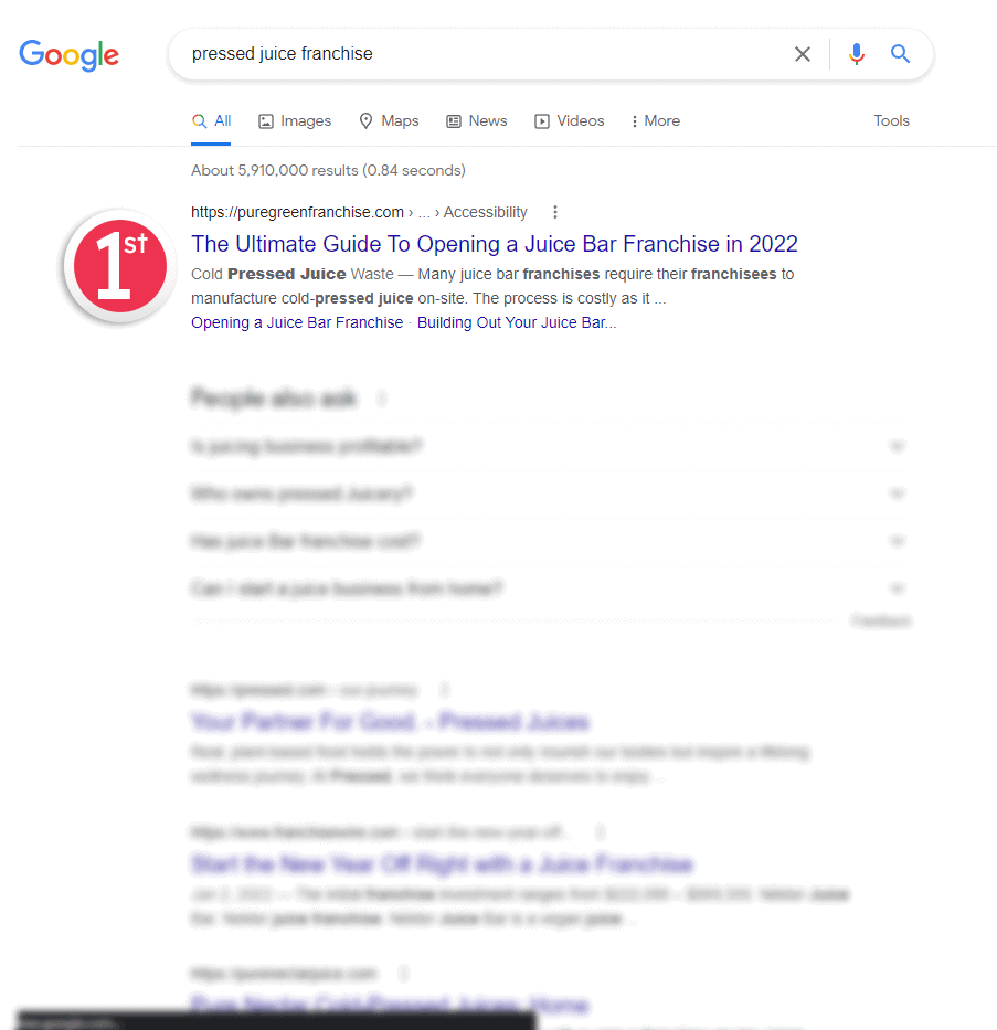 seo results