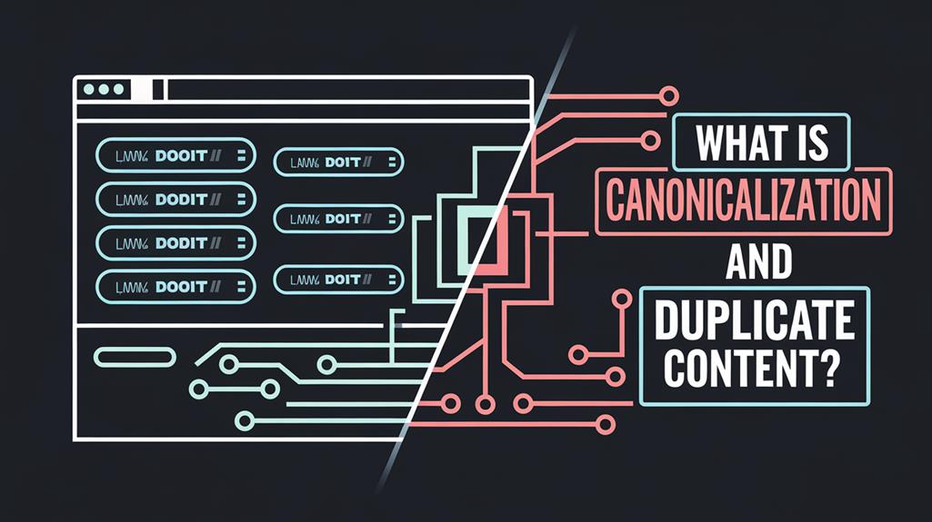 canonicalization and duplicate content