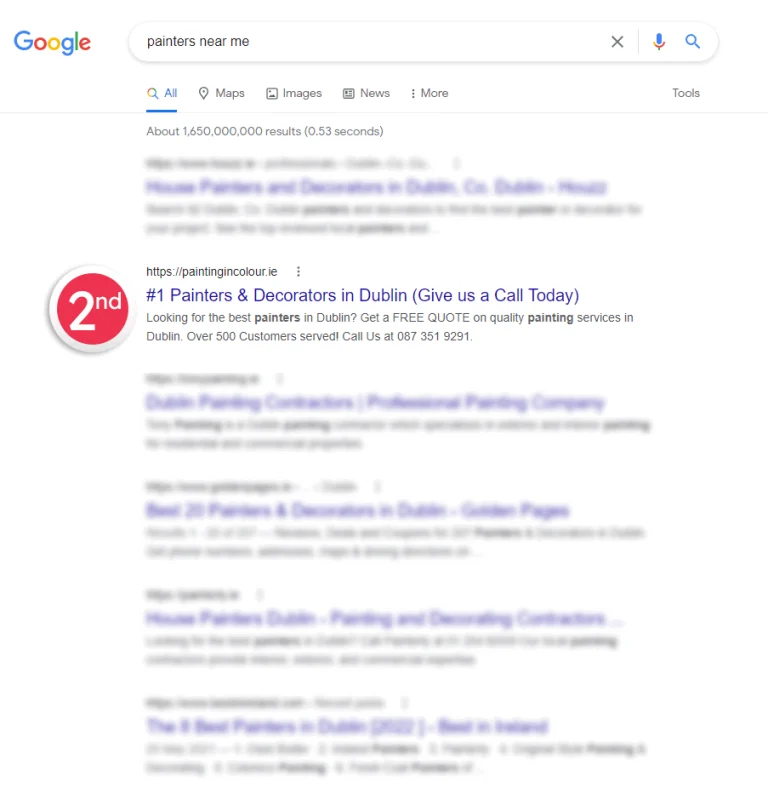 local seo results