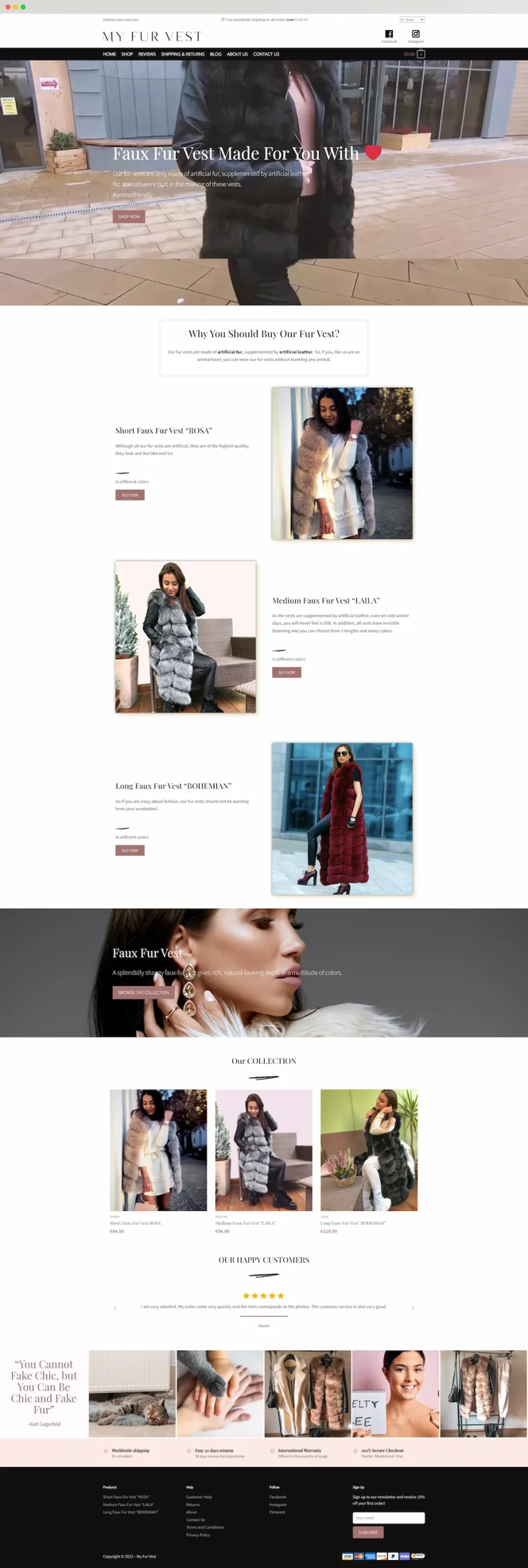 web design for ecommerce store