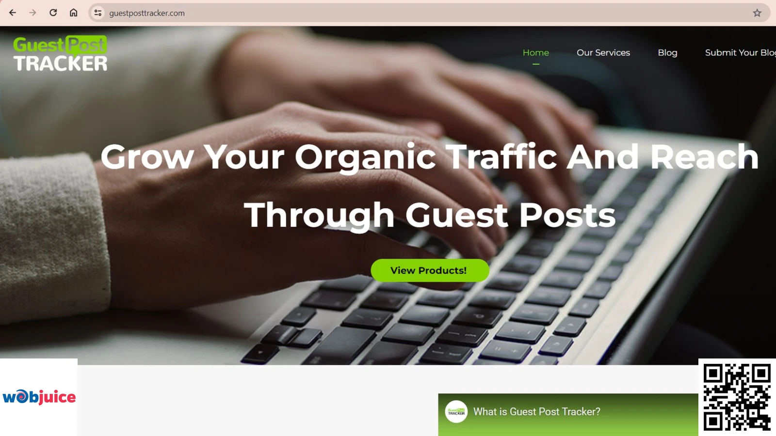 Guest Blogging Opportunities for link building using guestposttracker