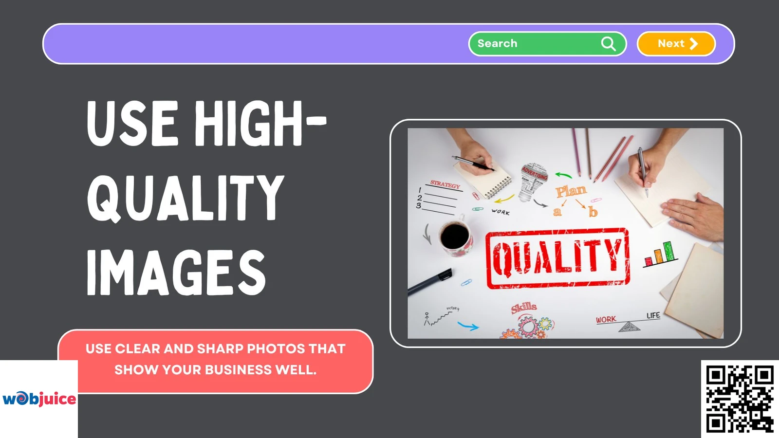 use High-Quality Images for google business profile 