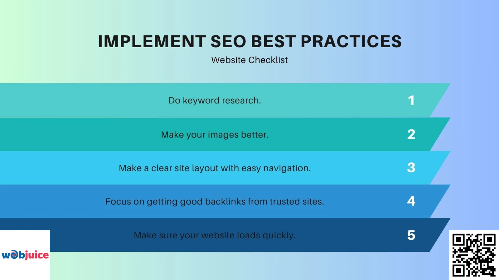 Implement SEO best Practices