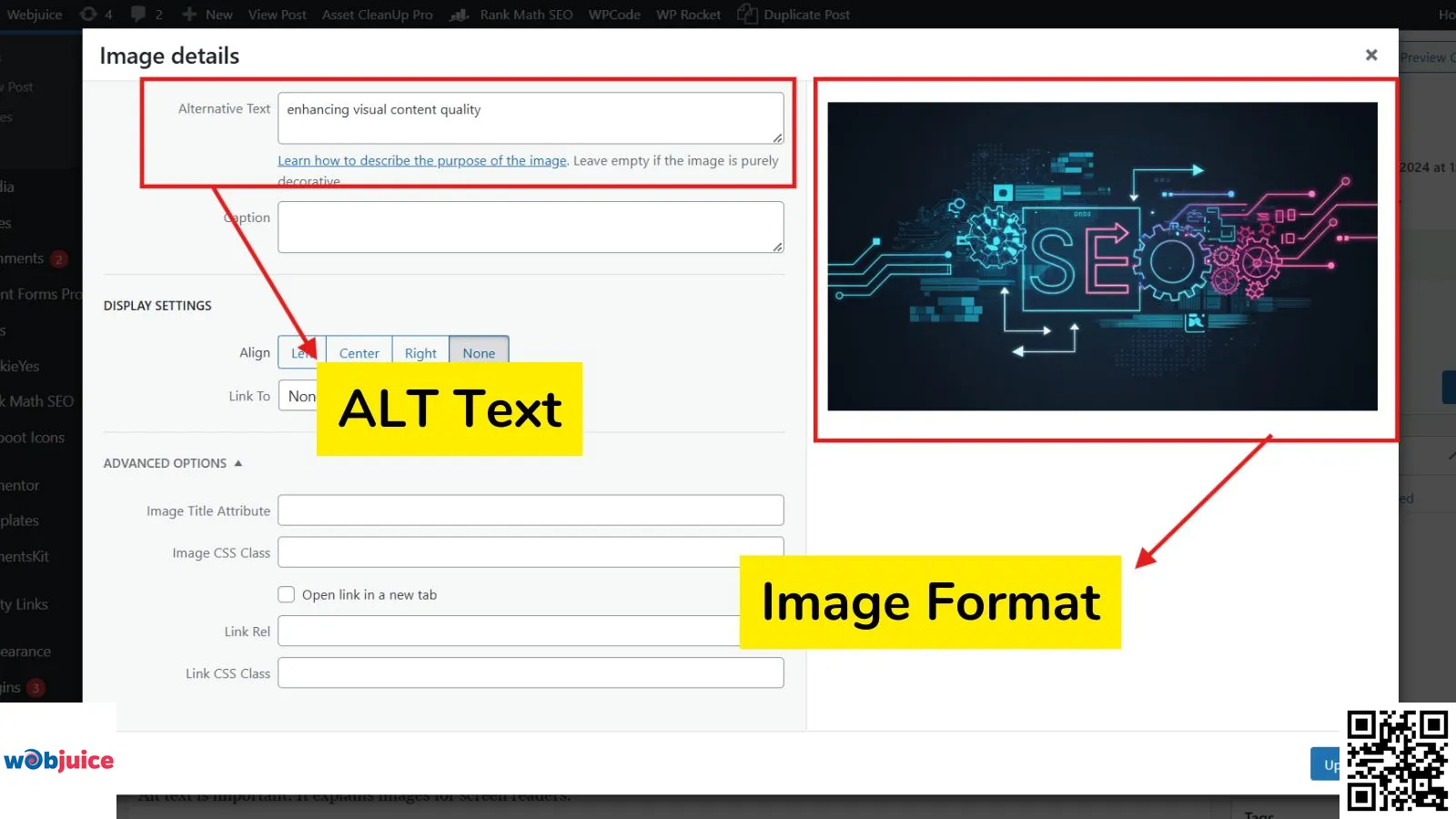 image optimization in technical seo checklist