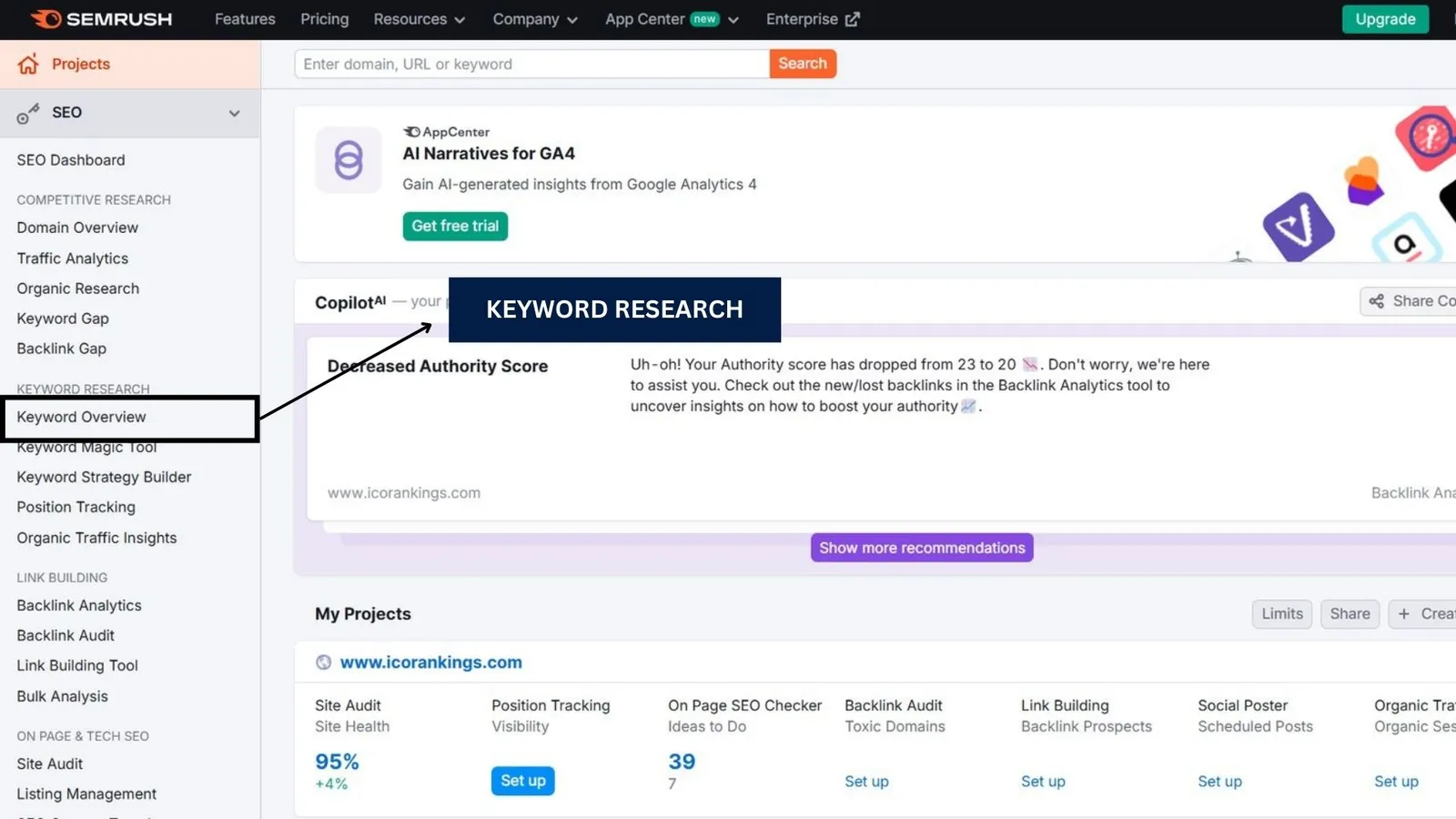 keyword research for local seo