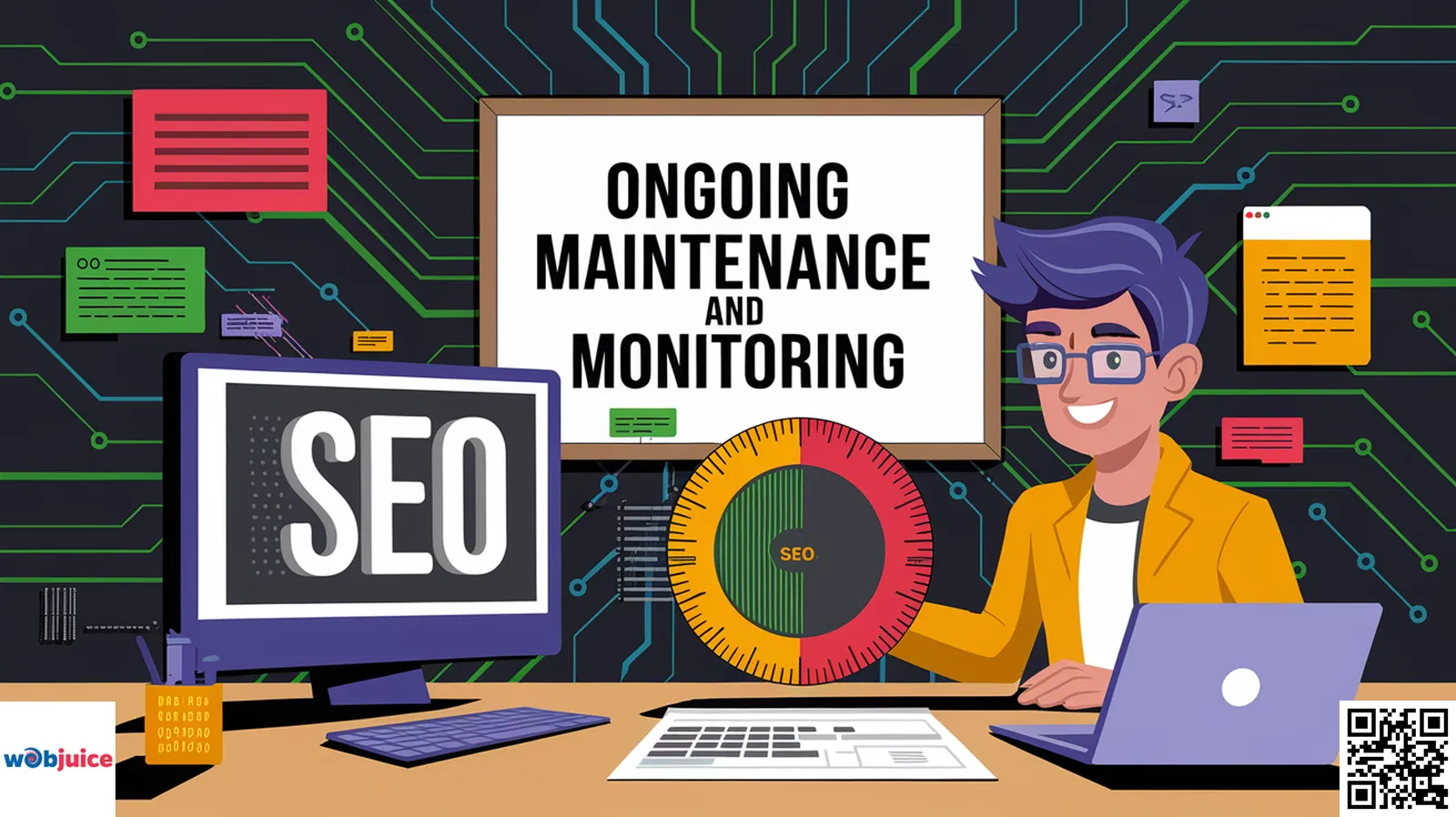 ongoing maintenance and monitoring of SEO performance