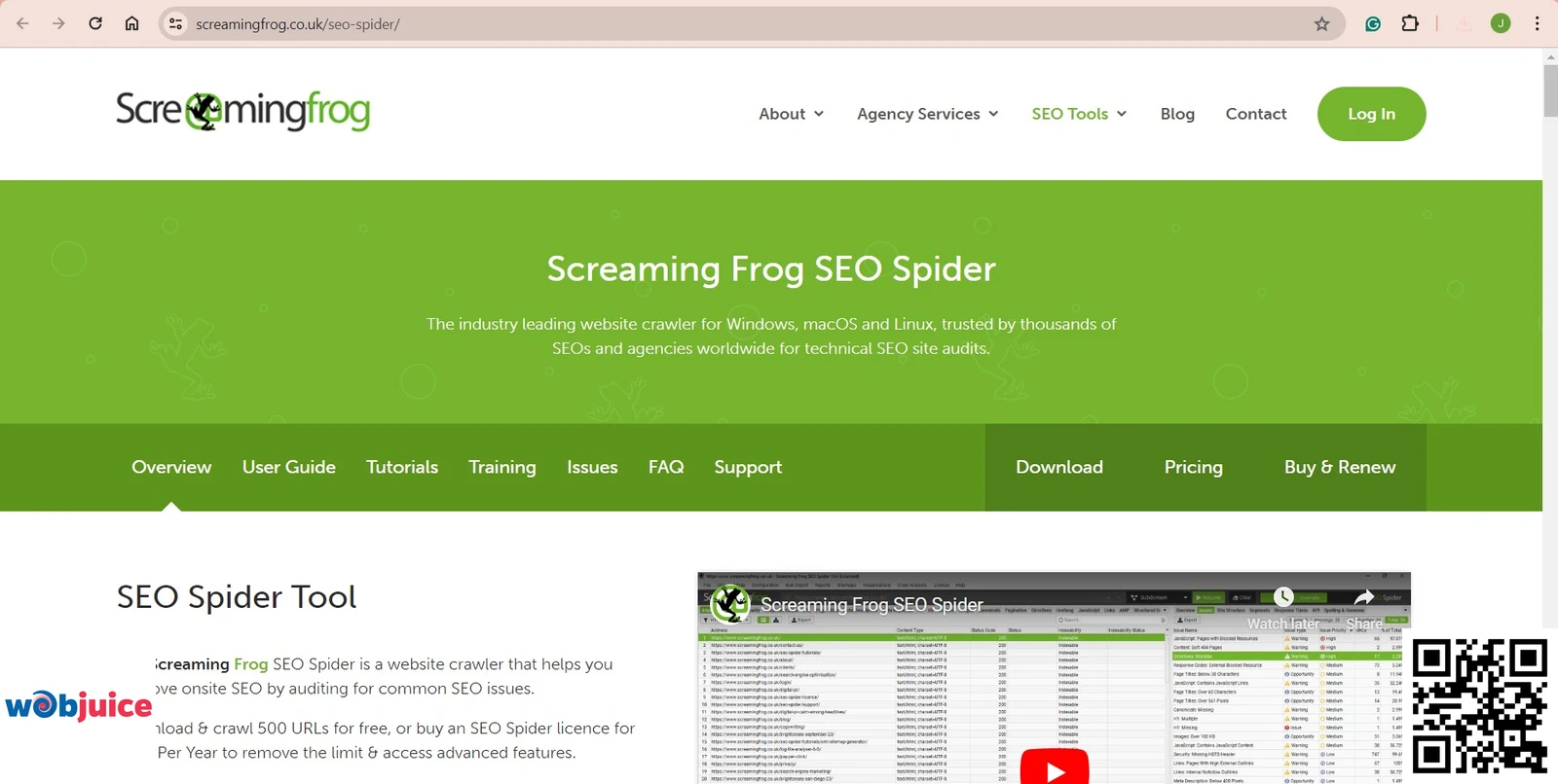 Check For Broken Links using screaming frog