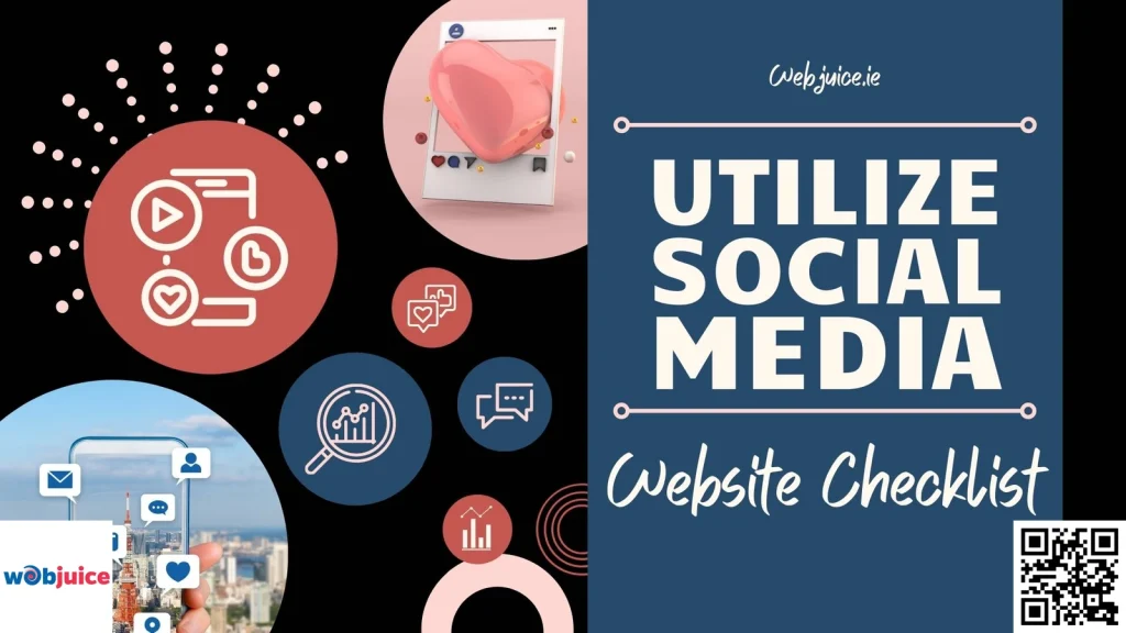 Utilize Social Media for website checklist