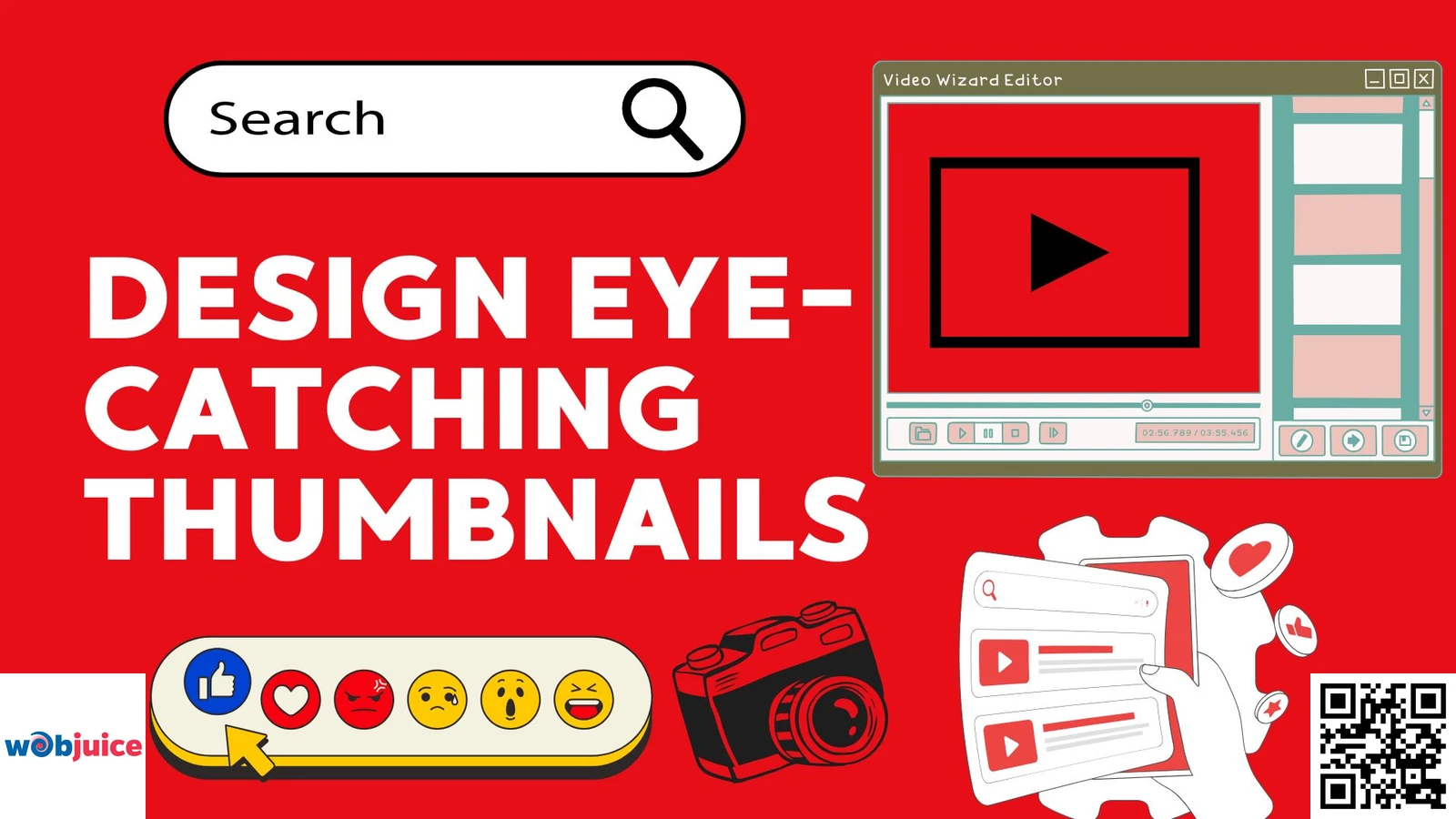 design eye catching thumbnails for youtube videos