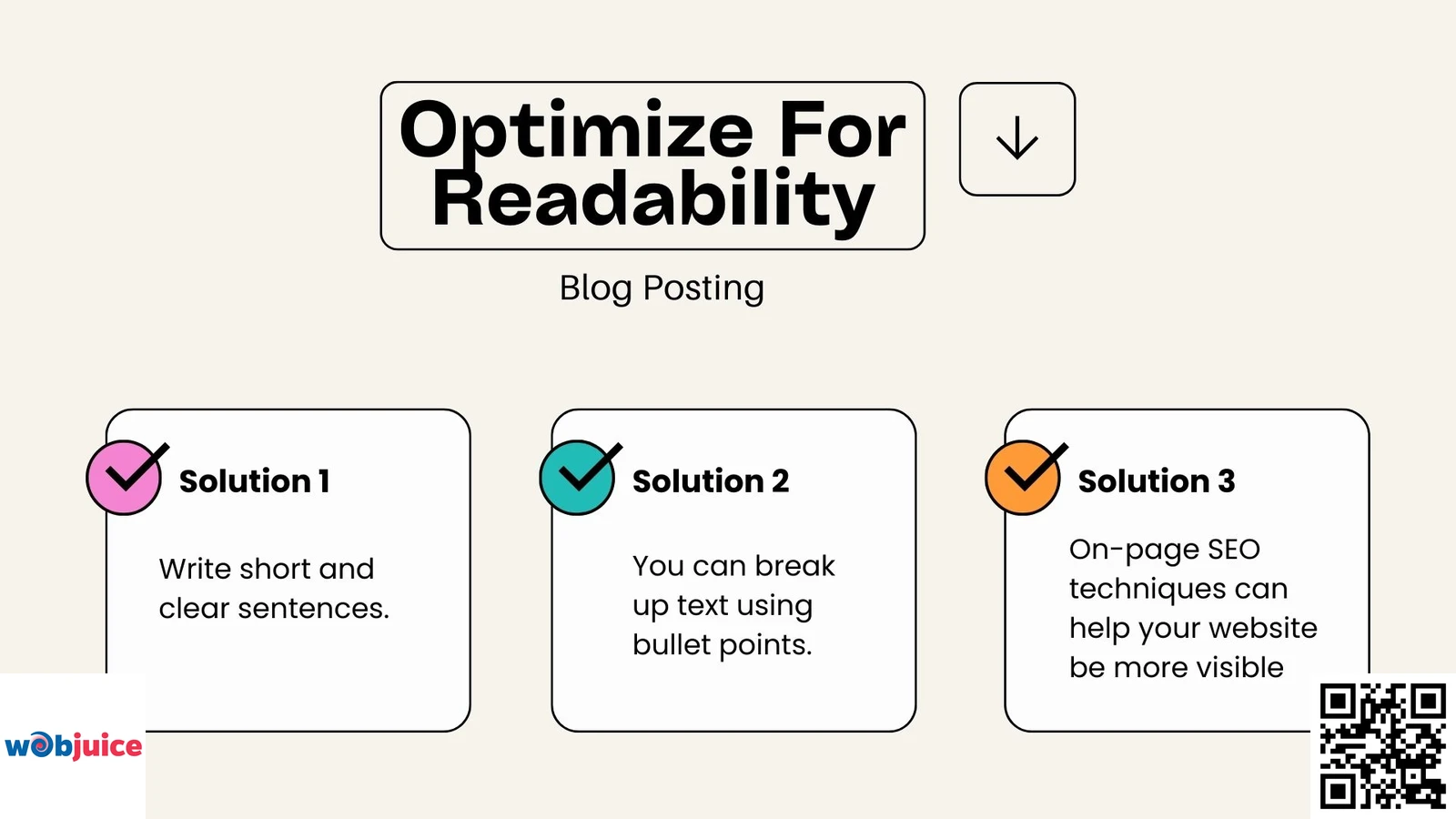 Optimize blog posting For Readability