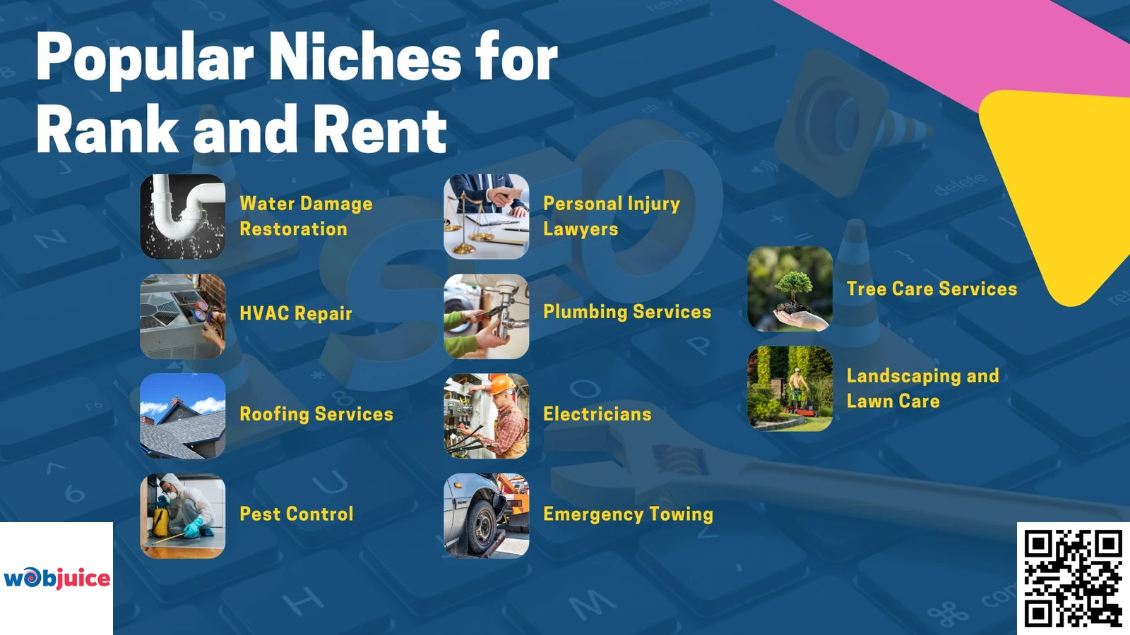 popular niches for rank and rent